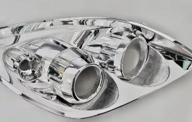 Headlight housing AFTER electroplating